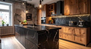 —pngtree—luxury kitchen interior with marble 19828757